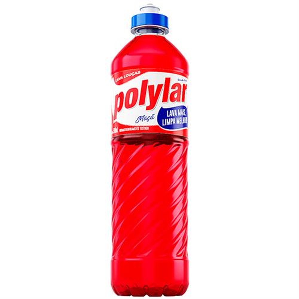 Detergente Polylar Maça 24X500ml