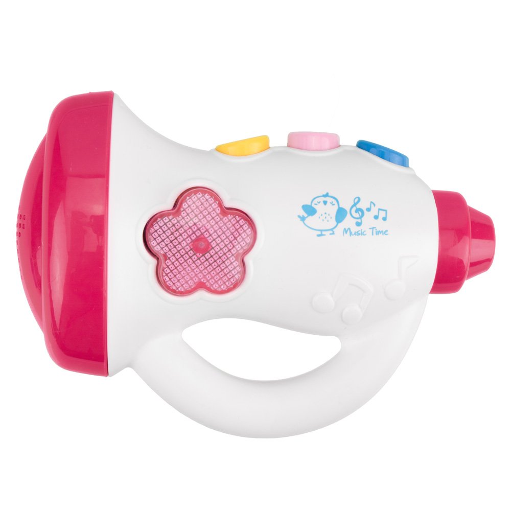 Kit Trompete Musical Para Bebê Unissex Pimpolho Caixa Com 4 Unidades.