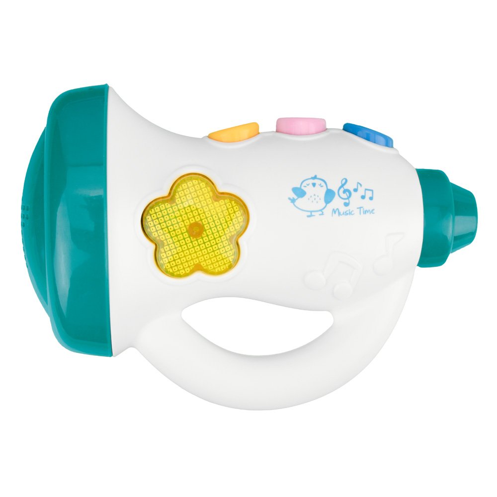Kit Trompete Musical Para Bebê Unissex Pimpolho Caixa Com 4 Unidades.