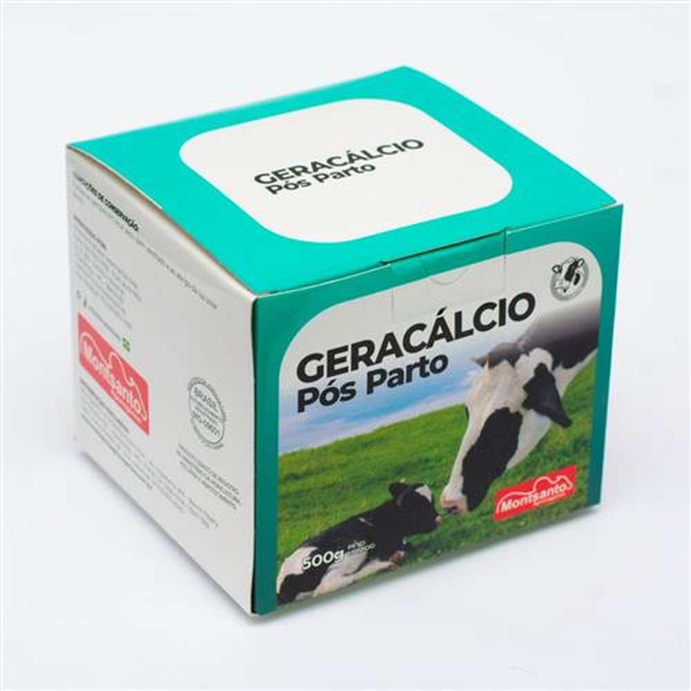 Geracálcio Pós Parto Montsanto. Reposição De Cálcio Das Vacas.