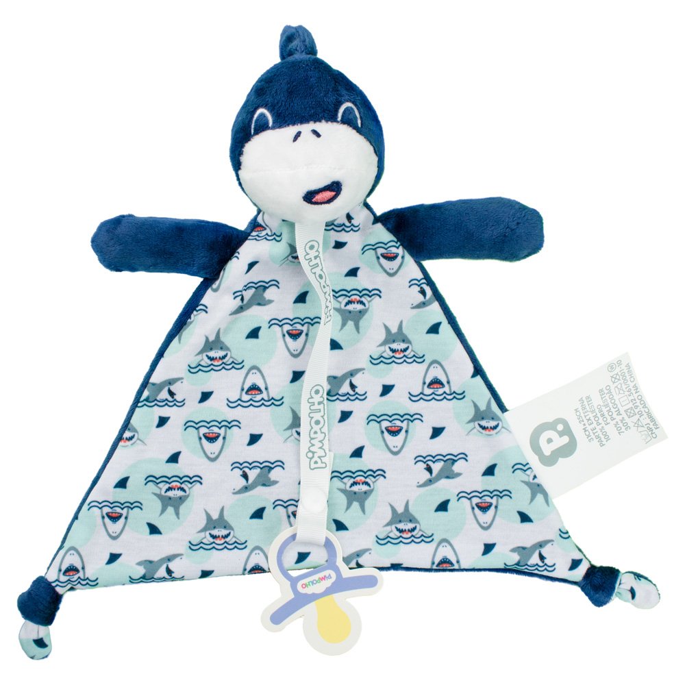 Kit Naninha Com Prendedor De Chupeta Tamanho Único Masculino Pimpolho Caixa Com 8 Unidades.