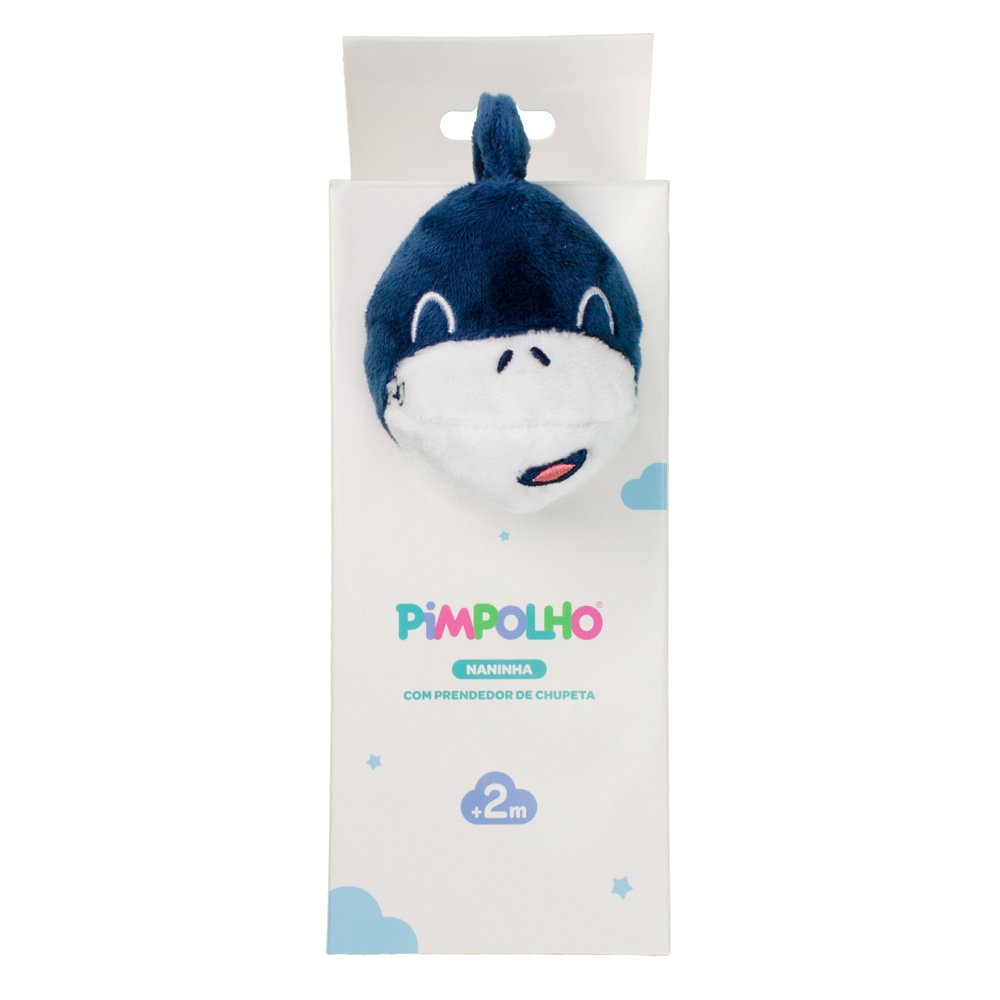 Kit Naninha Com Prendedor De Chupeta Tamanho Único Masculino Pimpolho Caixa Com 8 Unidades.