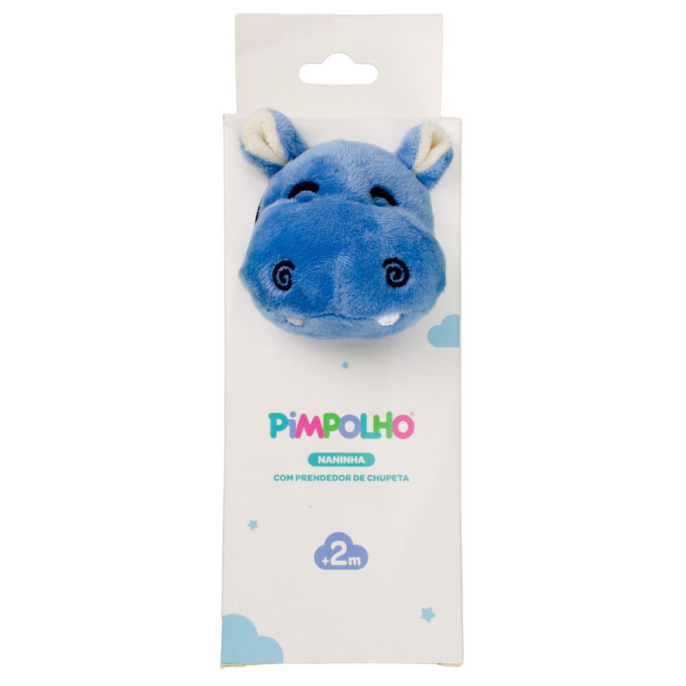 Kit Naninha Com Prendedor De Chupeta Tamanho Único Masculino Pimpolho Caixa Com 8 Unidades.