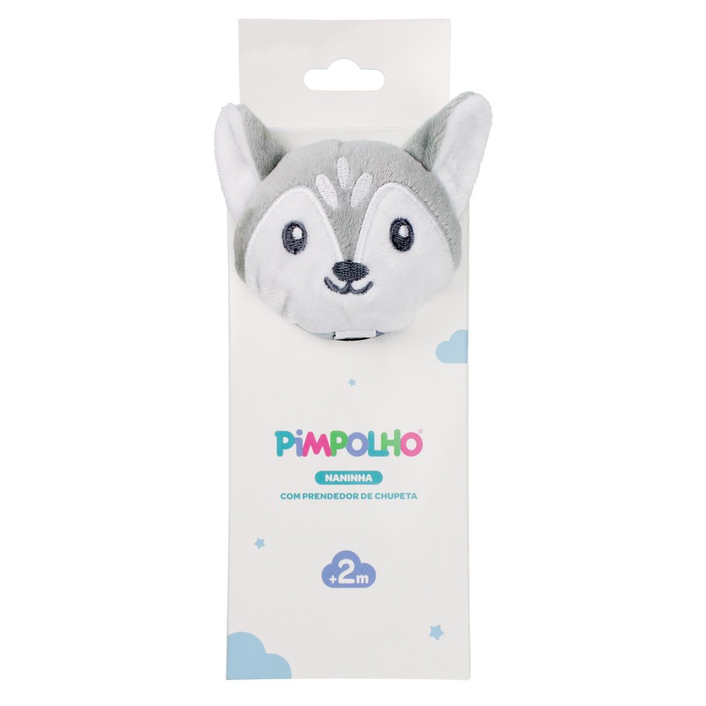 Kit Naninha Com Prendedor De Chupeta Tamanho Único Masculino Pimpolho Caixa Com 8 Unidades.