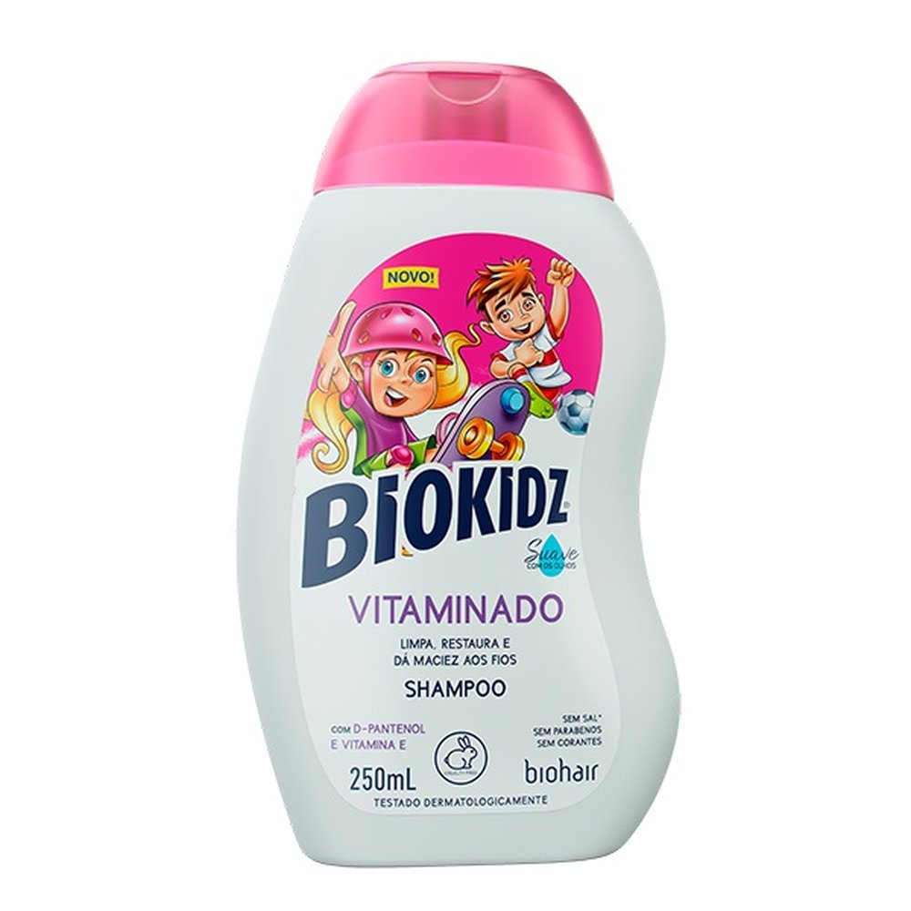 Biokidz Shampoo Infantil Vitaminado 12x250ml