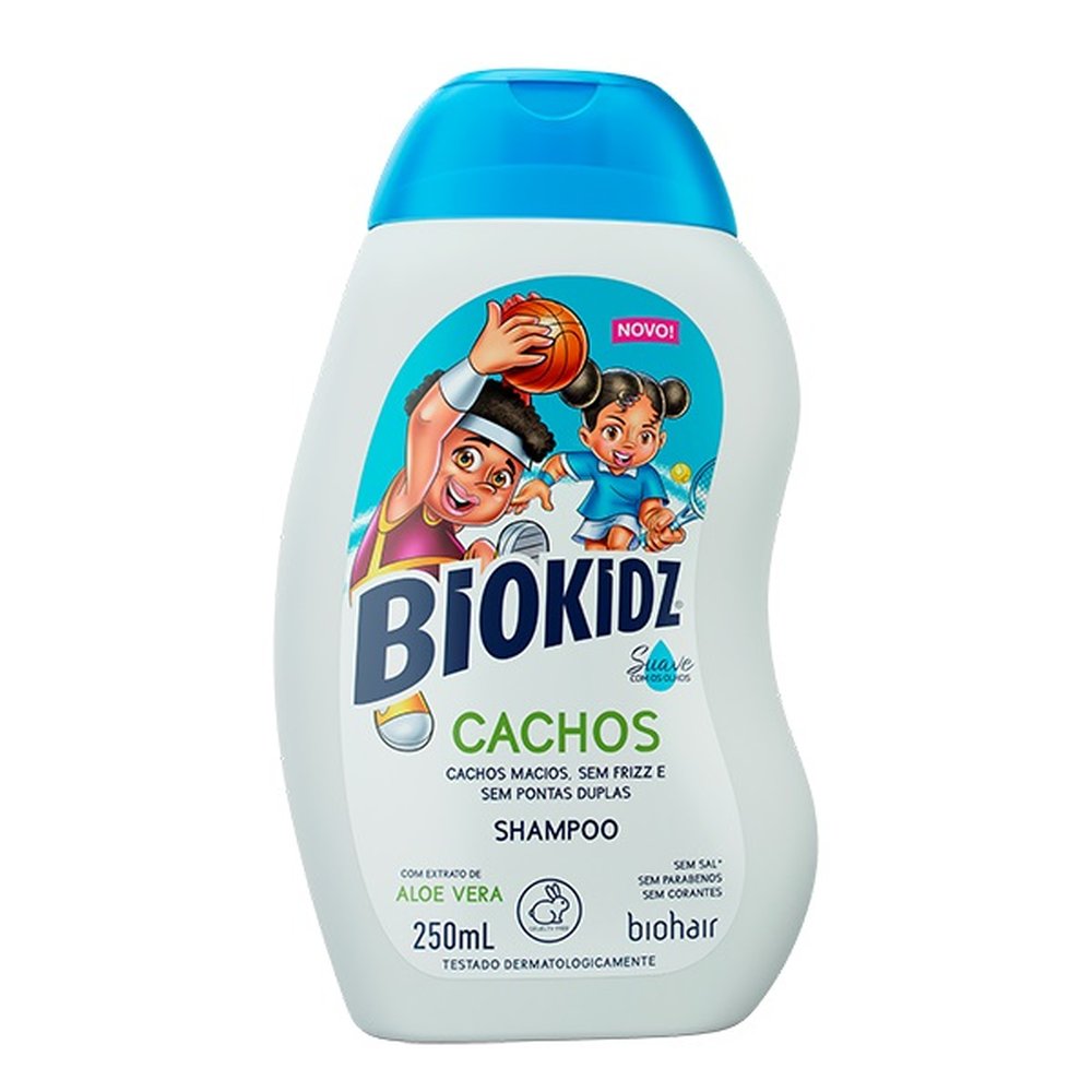 Biokidz Shampoo Infantil Cachos 12x250ml
