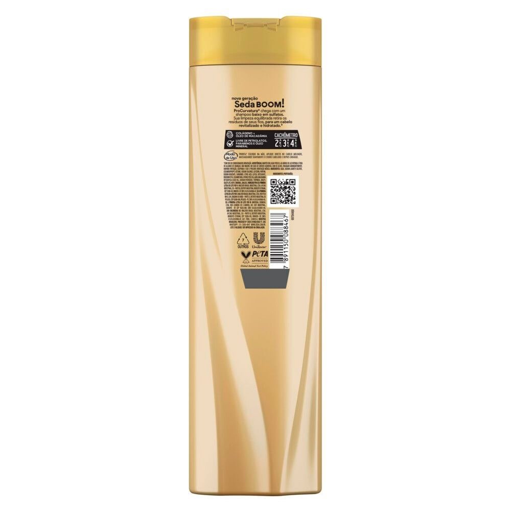 Shampoo Seda Boom Pro Curvatura Hidratação Revitalização 300ml