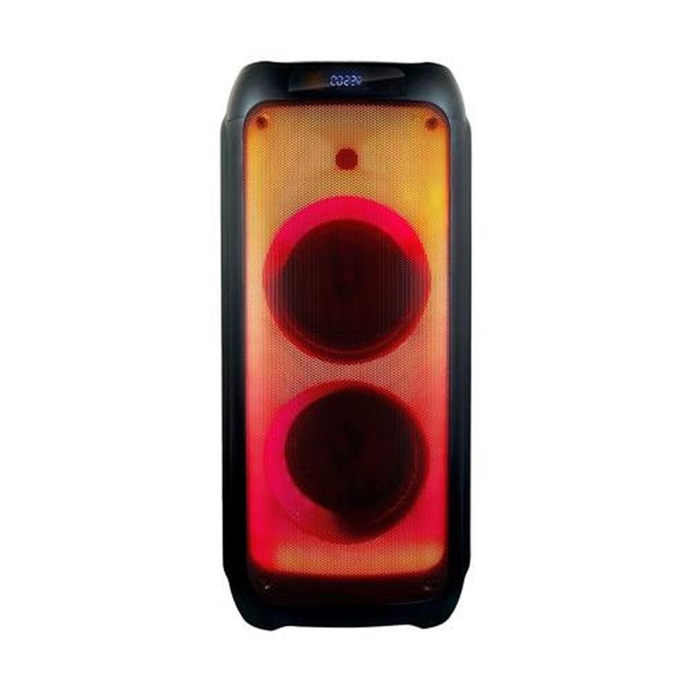 Caixa Amplificada Flamebox SP503 8"|  Bluetooth/SD/USB/FM, Bateria 6h, 800W, Preto