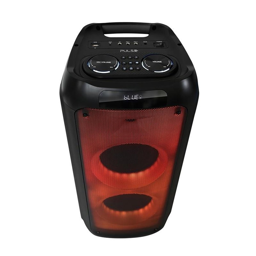 Caixa Amplificada Flamebox SP503 8"|  Bluetooth/SD/USB/FM, Bateria 6h, 800W, Preto