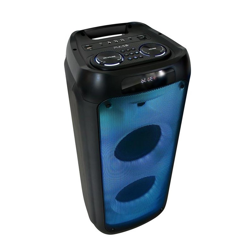 Caixa Amplificada Flamebox SP503 8"|  Bluetooth/SD/USB/FM, Bateria 6h, 800W, Preto