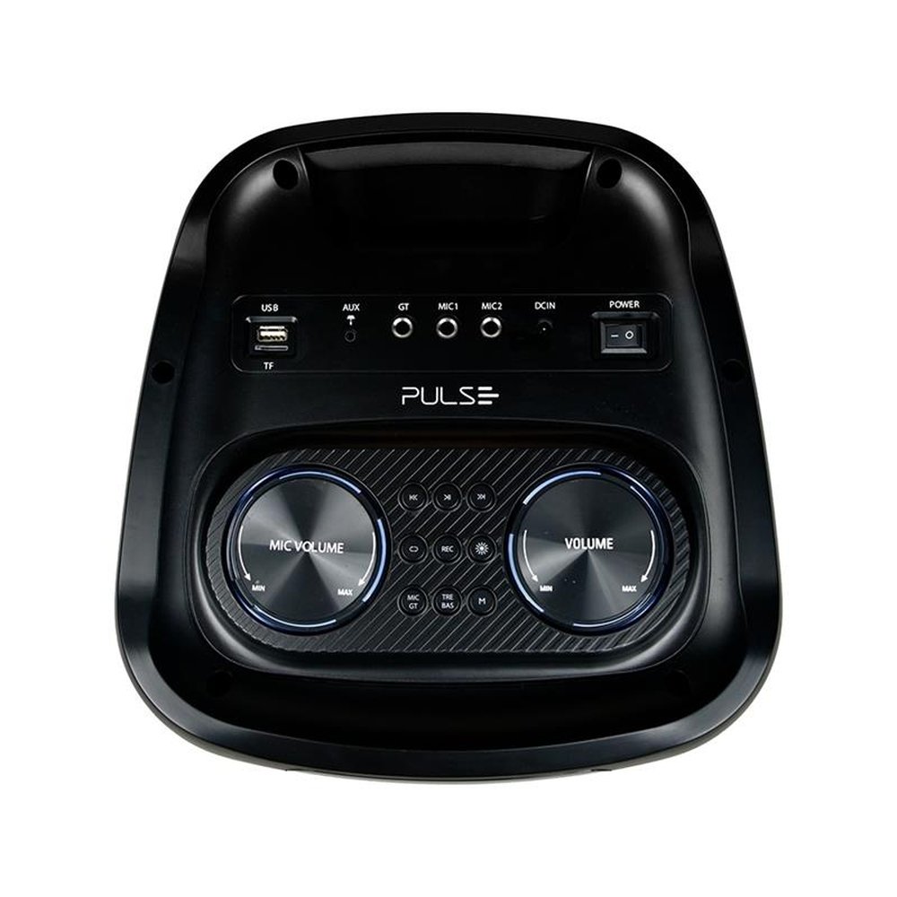 Caixa Amplificada Flamebox SP503 8"|  Bluetooth/SD/USB/FM, Bateria 6h, 800W, Preto