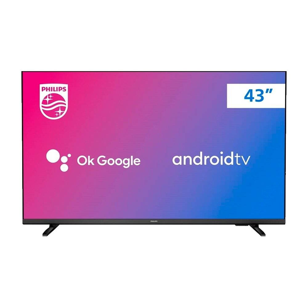 Smart TV LED 43" Philips 43PFG6917/78, HD, Wi-Fi, com 2 USB, 3 HDMI, 60Hz