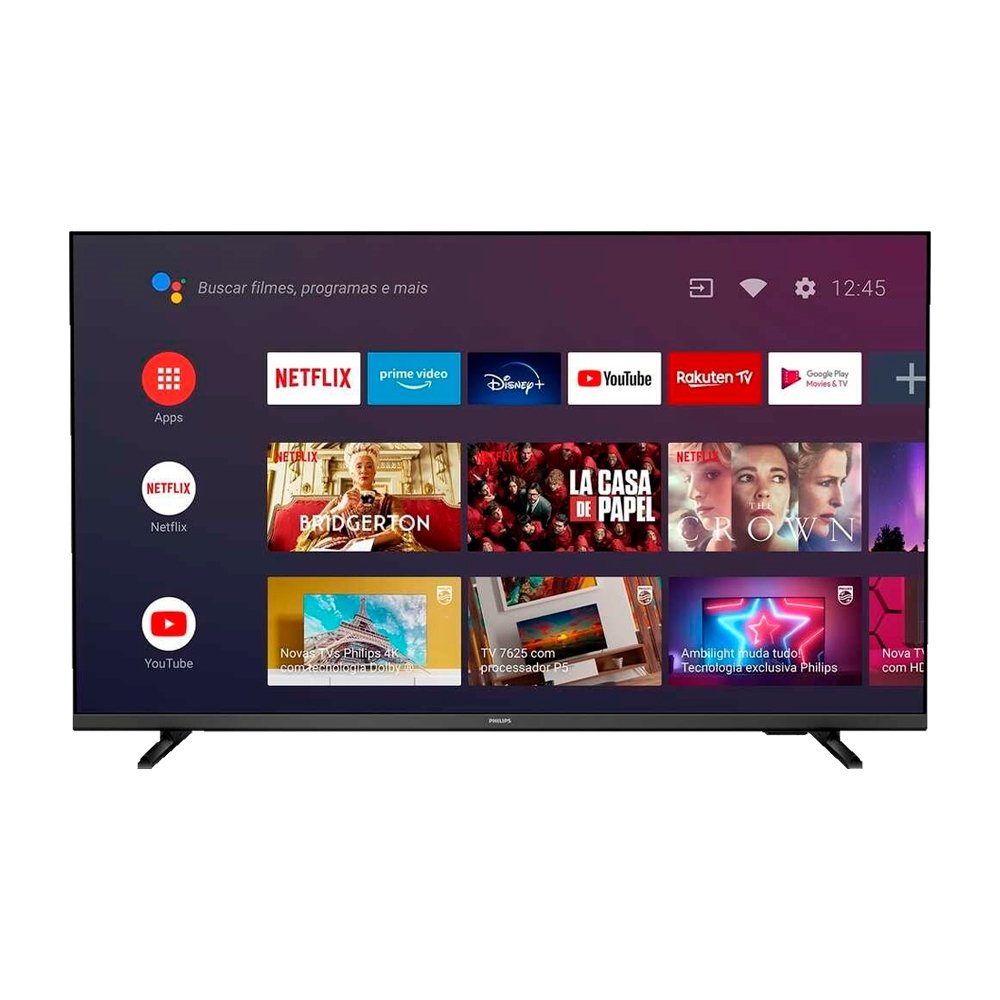 Smart TV LED 43" Philips 43PFG6917/78, HD, Wi-Fi, com 2 USB, 3 HDMI, 60Hz
