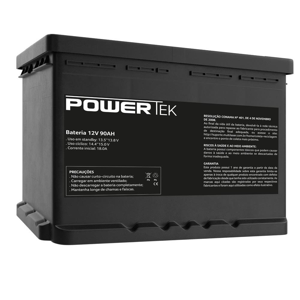 Bateria Estacionaria Powertek 12V 90Ah - EN027