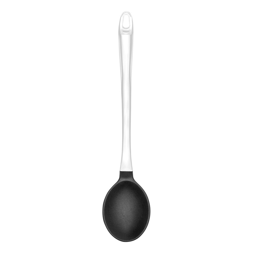 Colher De Arroz De Silicone - Cabo Acrílico Preto - UD028