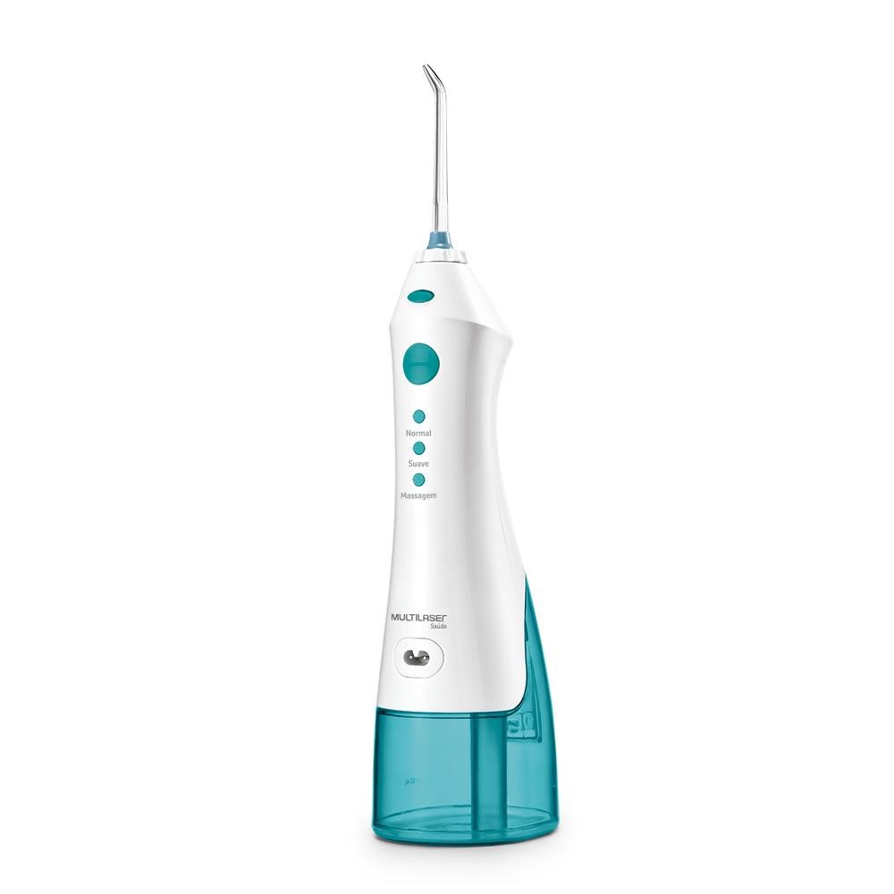 Irrigador Oral Clearpik Portable Limpeza Profunda Multilaser Branco/Azul - HC036