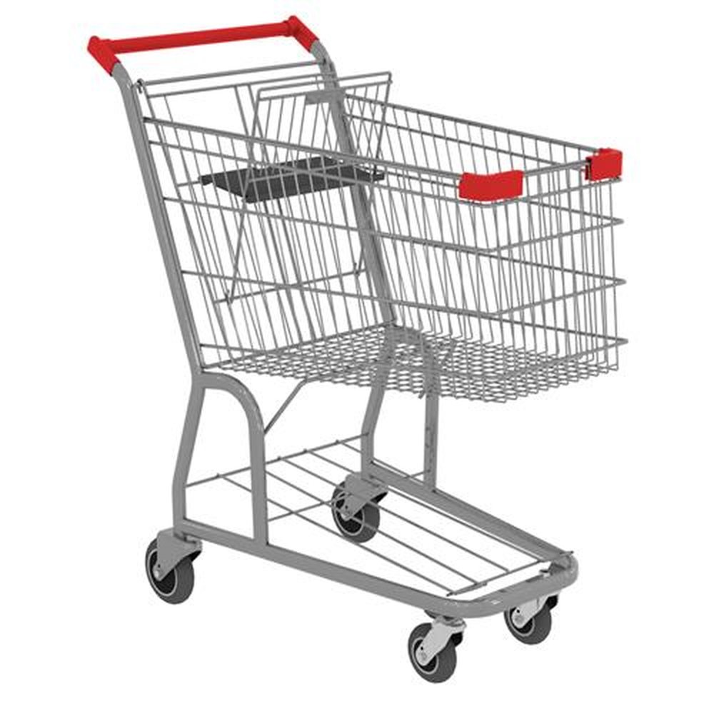 Carrinho De Compras Premium Lx 130LT - Vermelho - Com Porta Bebê