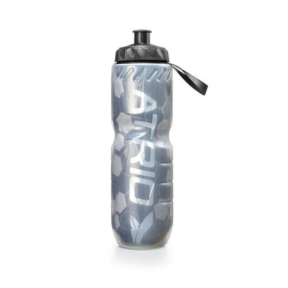 Garrafa Squeeze para Bike Térmica 650ml Material em Polietileno e Alumínio Preto Atrio - BI151