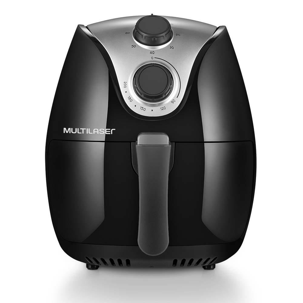 Fritadeira Eletrica Air Fryer 4 Litros Multilaser 220V Preta - CE022