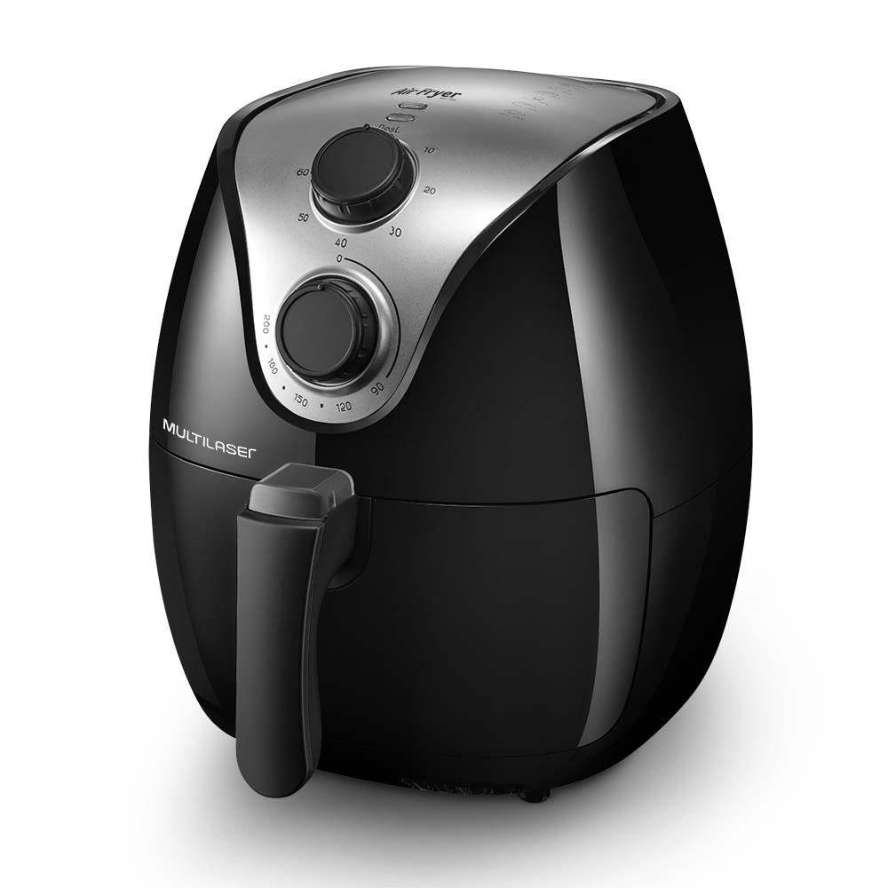 Fritadeira Eletrica Air Fryer 4 Litros Multilaser 220V Preta - CE022