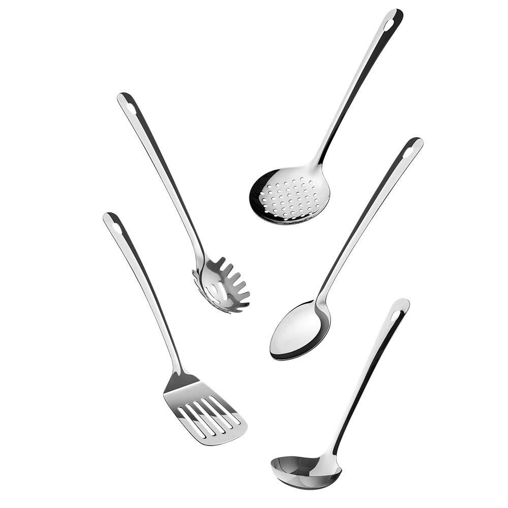 Jogo de Utensilios de Cozinha Inox 5PCS - UD011