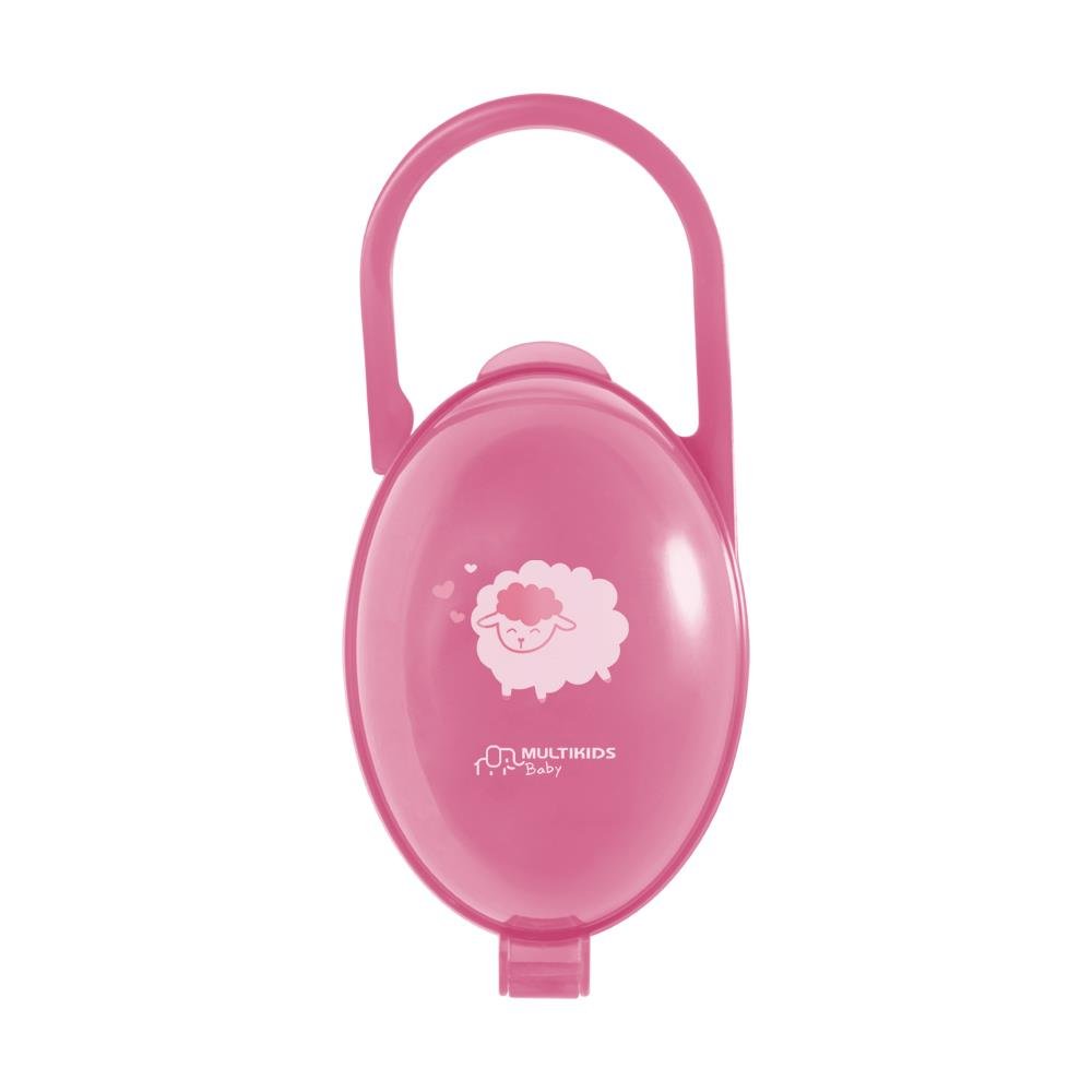 Porta Chupeta Rosa Multikids Baby - BB142