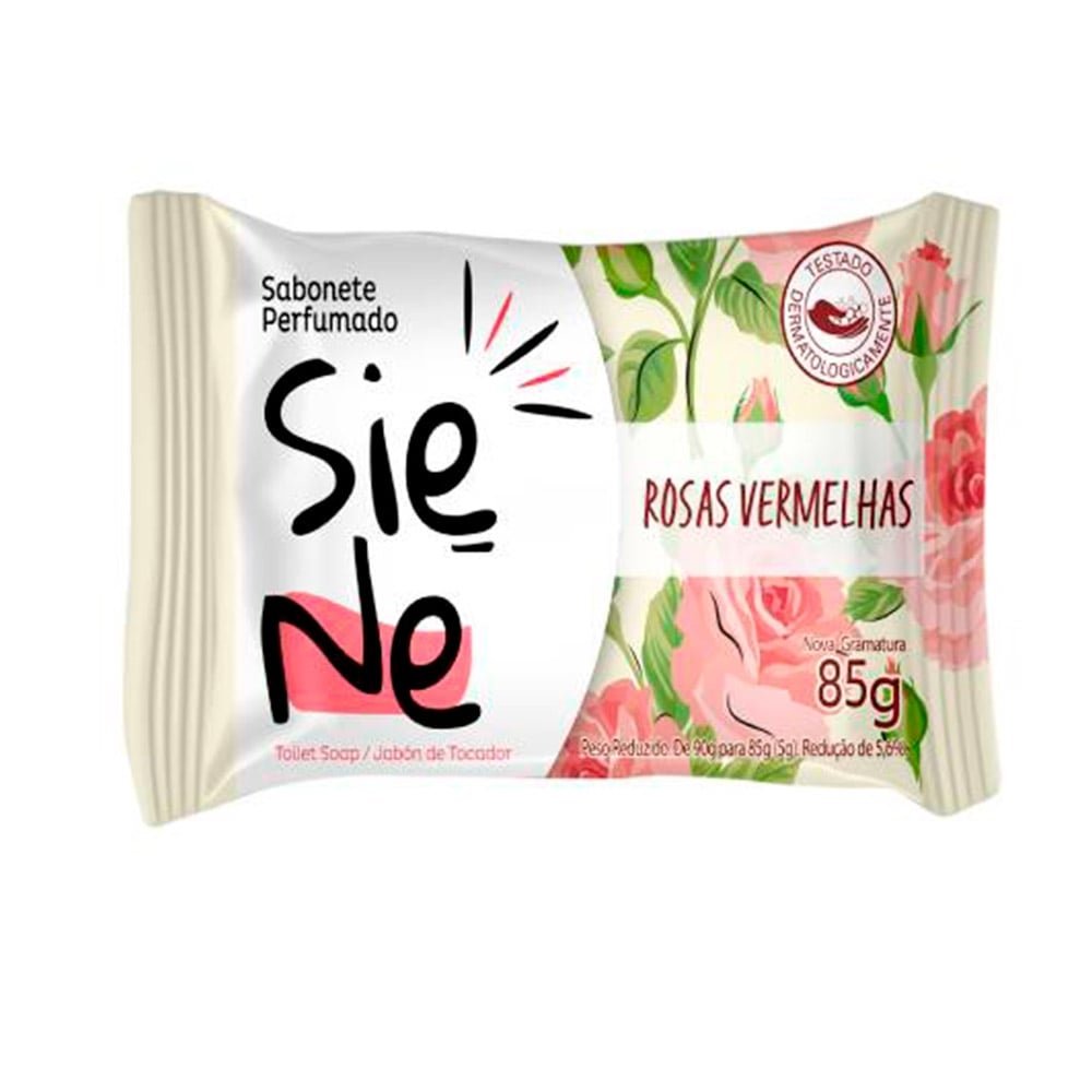 Sabonete Siene Rosas Vermelhas 85g Embalagem com 72 Unidades
