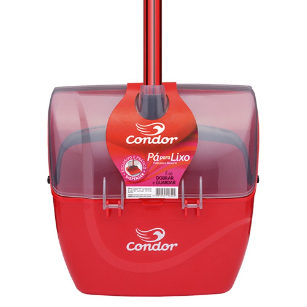 Condor Pa De Lixo Articulada C/Tampa 1505-Un/1