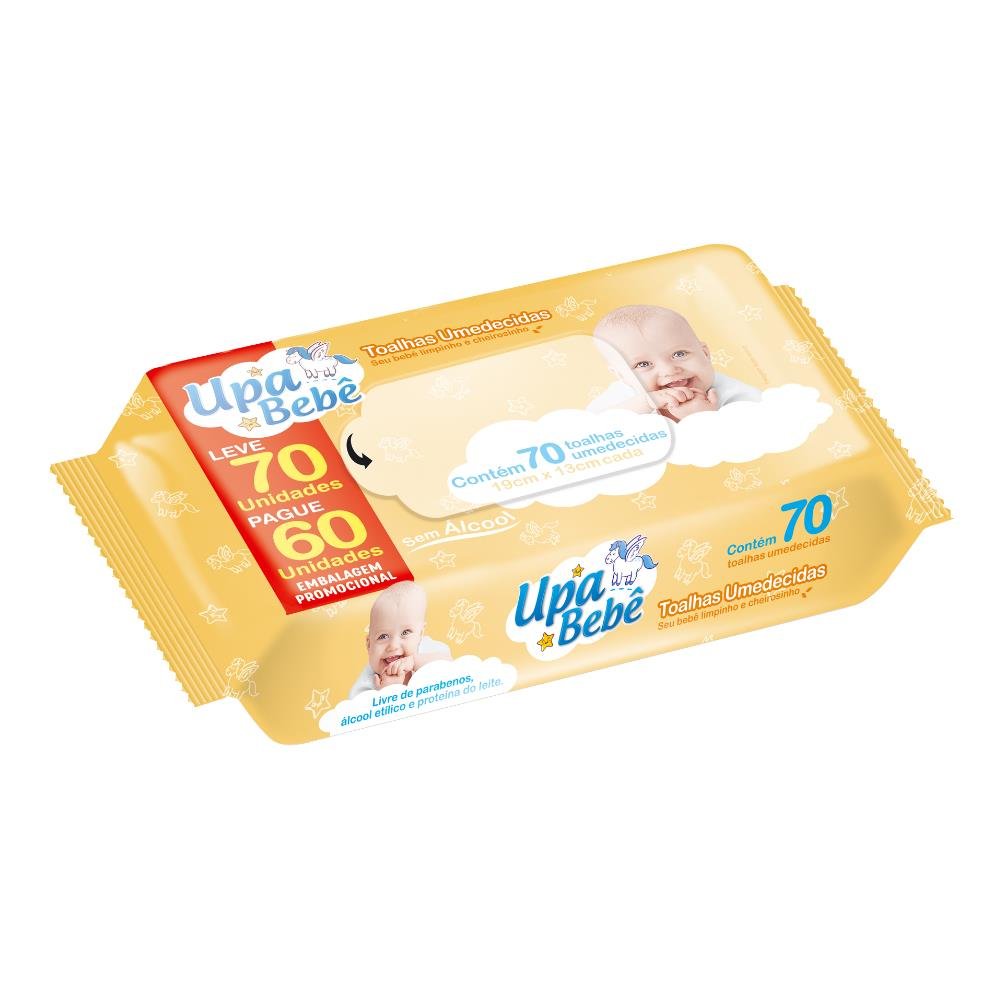 Lenco Umedecido Upa Bebê 140Un