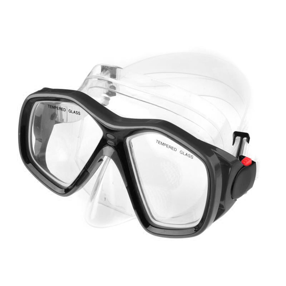 Kit Mergulho Mascara e Snorkel Adulto Preto - ES366