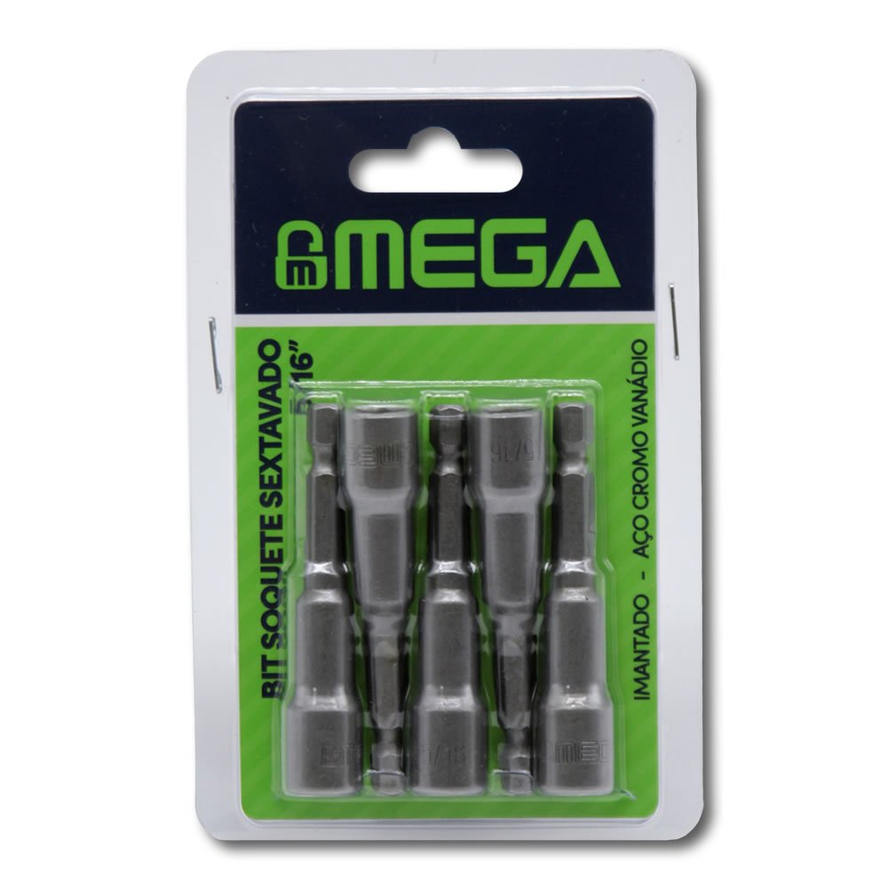 Bit Soquete Sextavado Magnético 5/16