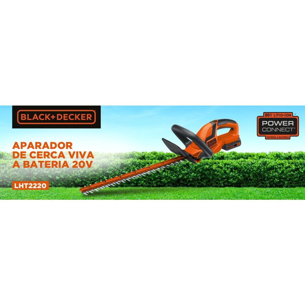 Aparador de Cerca Viva à - BLACK+DECKER-LHT2220-BR