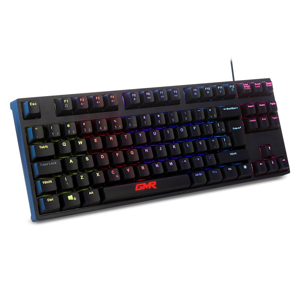 Teclado Gamer Mecânico TKL LED Rainbow Multilaser - TC258