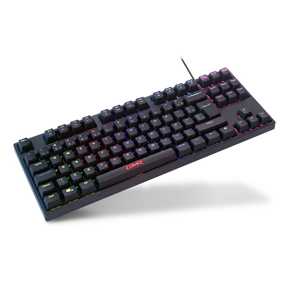 Teclado Gamer Mecânico TKL LED Rainbow Multilaser - TC258