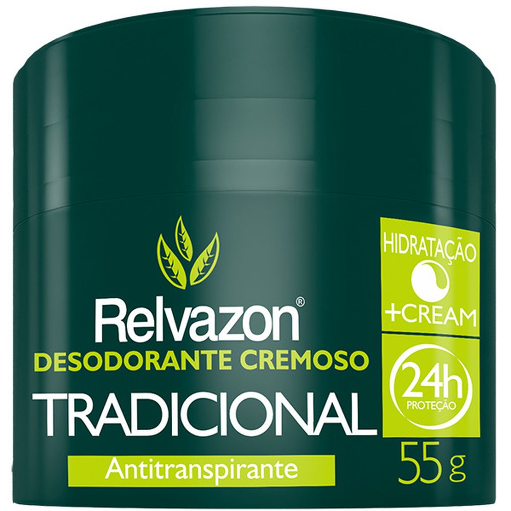 Relvazon Desodorante Cremoso Tradicional12x55g