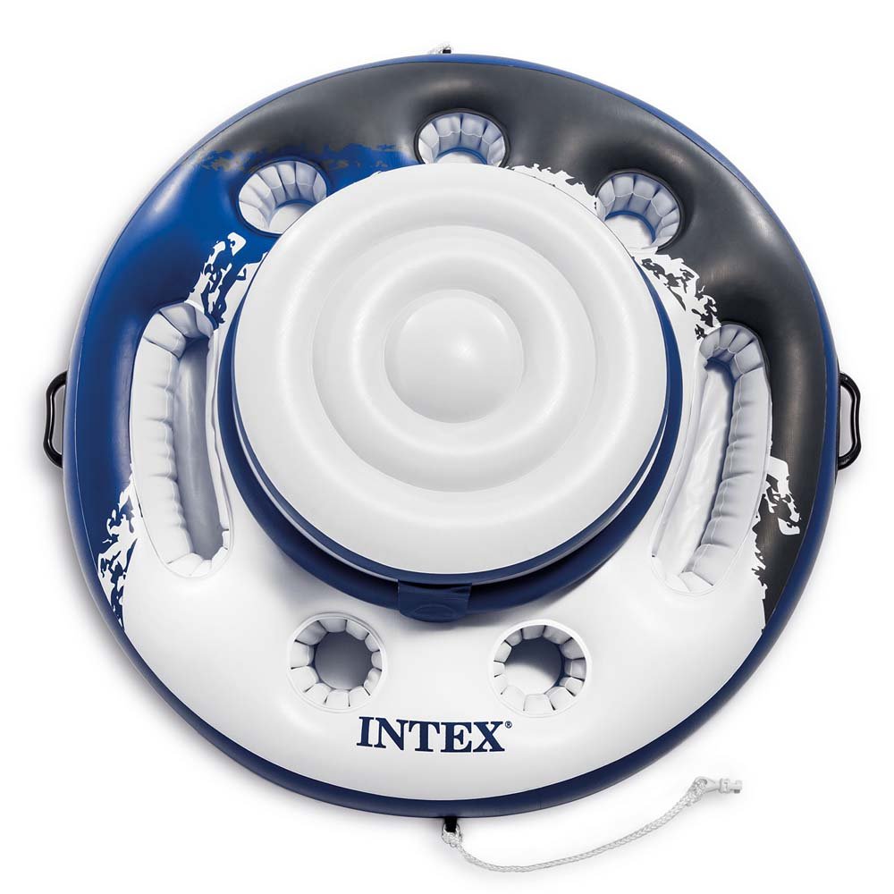 Refrigerador Bar Inflável Flutuante, 24 latas, Gelo e 5 porta-copos laterais - Intex - 56822