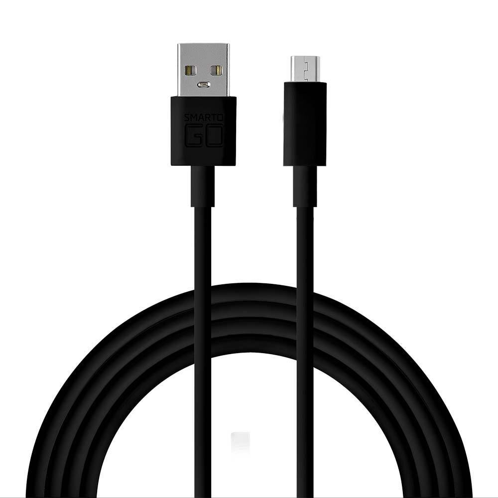 Smartogo Cabo Micro USB Blindado 1,2 Metros Preto - WI404