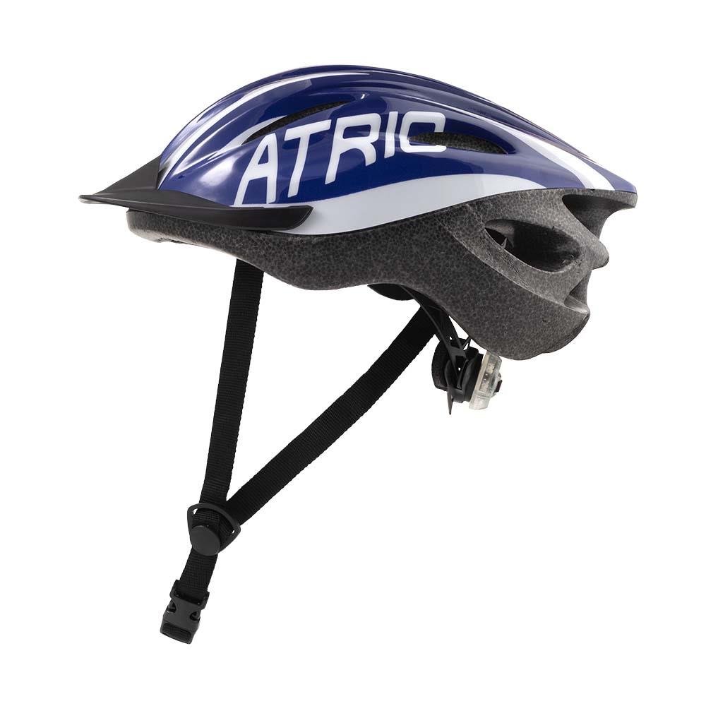 Capacete para Ciclismo MTB 2.0 com LED Azul/Branco Tam. M Atrio - BI166