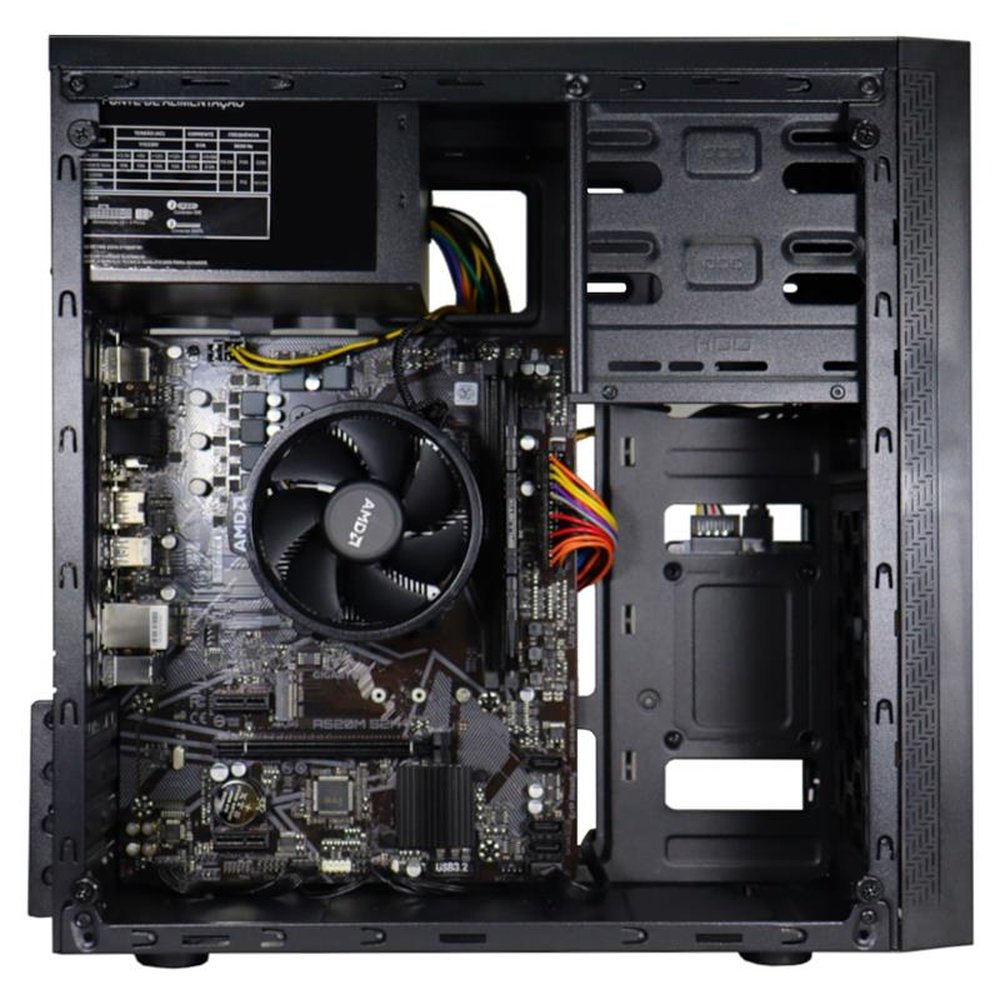 Computador AMD Ryzen 5 4650G, 4GB de RAM, SSD 240GB, Windows 11 Pro - Facil Computer HCD R546-4240WP