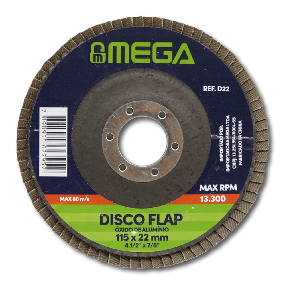 Disco Flap 115 mm Grão 40