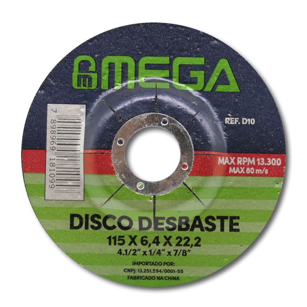 Disco Desbaste 115 X 6,4 X 22,2