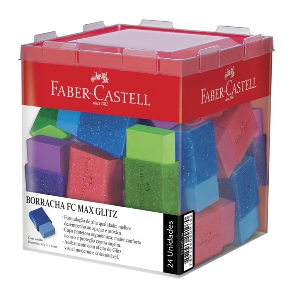 Borracha Faber-Castell Vinils Cores Variadas