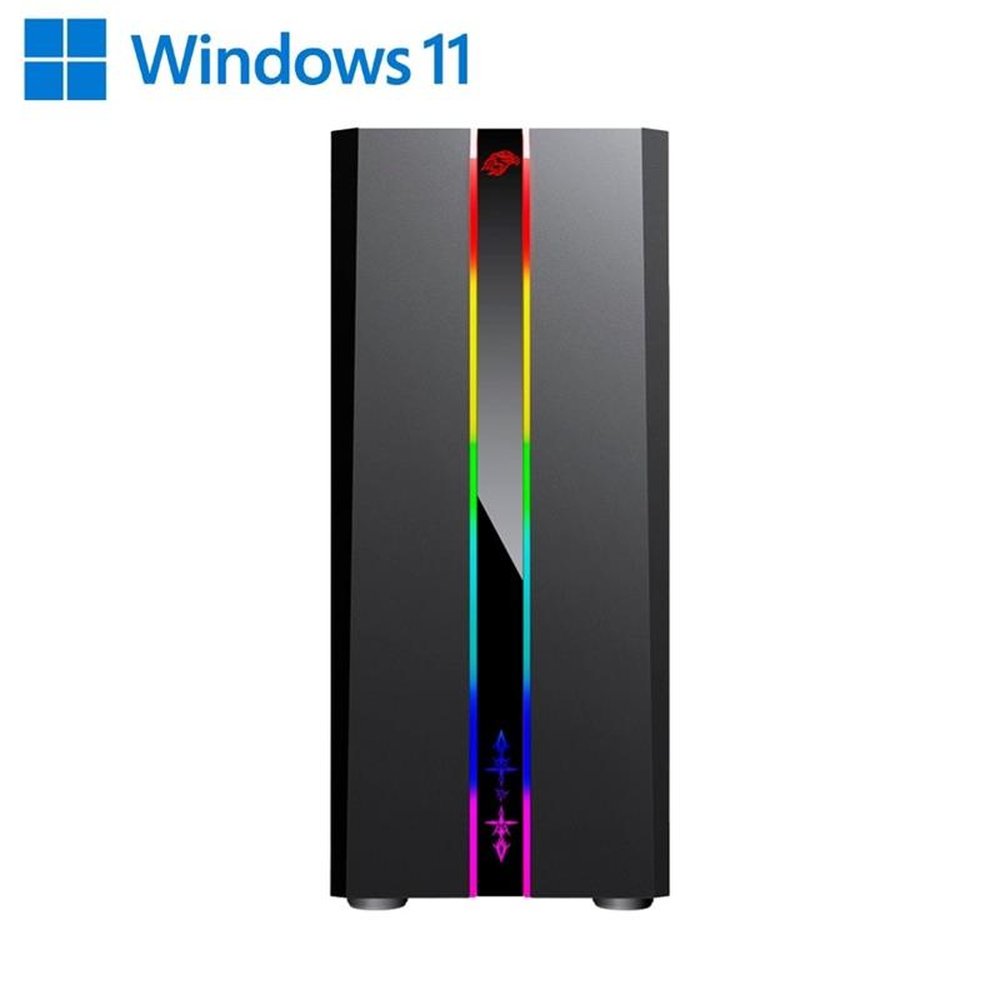 Computador Gamer AMD Ryzen 5 4650G, 8GB de RAM, SSD 480GB, Windows 11 Pro - Facil Computer Gamer HCG R546-8480WP
