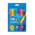 Canetinha Hidrograficas Cis 12 cores Lavável