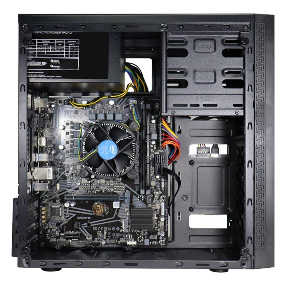 Computador Intel Core i3-10100, 8GB de RAM, HDD 1.0TB, Windows 11 Pro - Facil Computer HCD I310-8100WP