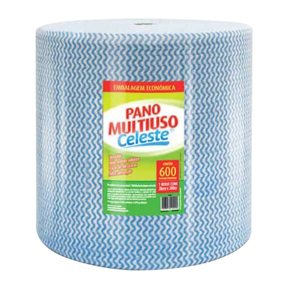 Pano Multiuso 20cm X 240 Metros Azul Celeste