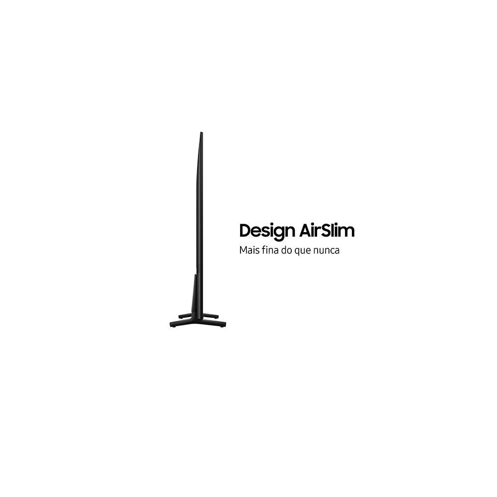 Smart TV Samsung Crystal Color 4K 50" UHD 50BU8000 Design Slim Painel Dynamic