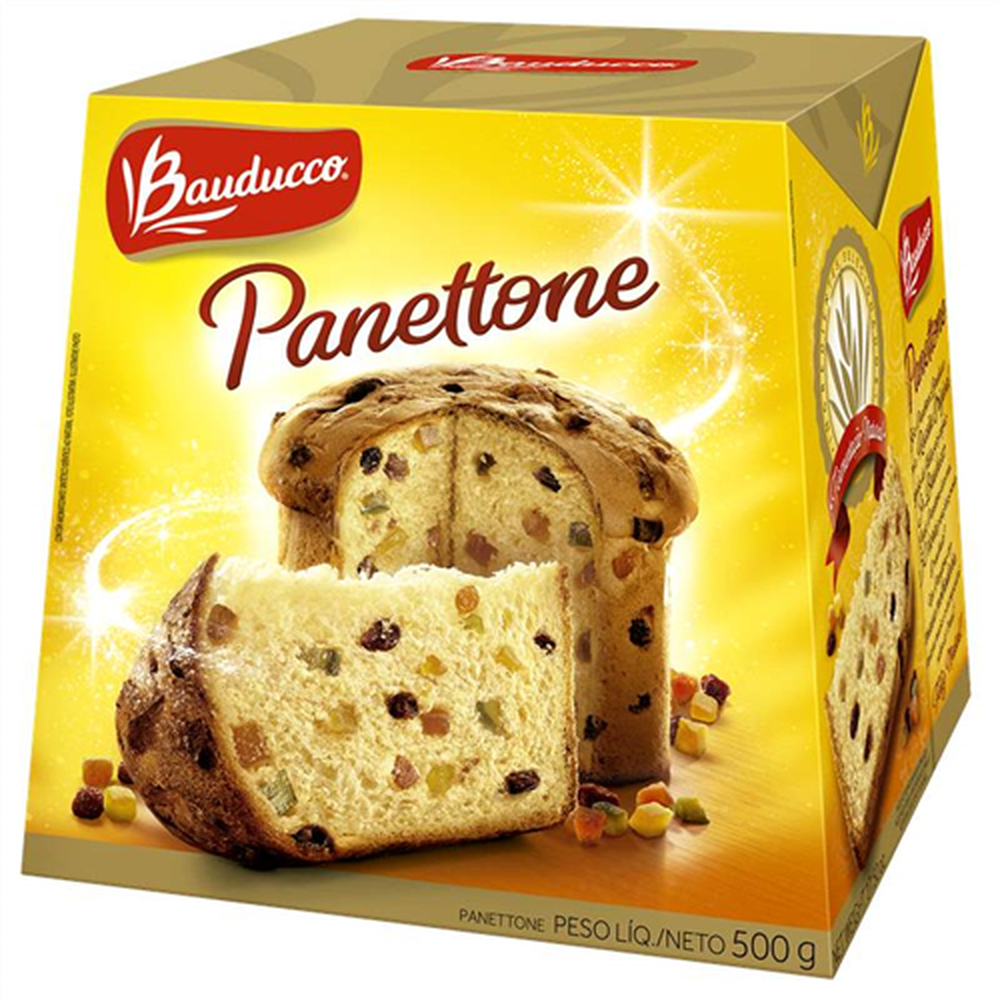 Panetone Bauducco com Frutas Cristalizadas 500g