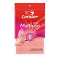 Pano Condor Multiuso Rosa 1673 - Embalagem com 5 Unidades