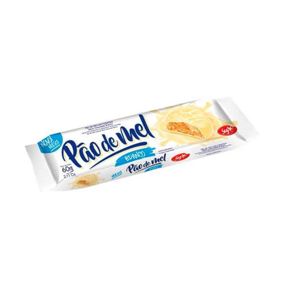 Pao de Mel Morango Cobertura Chocolate Sagra 30x60 gr